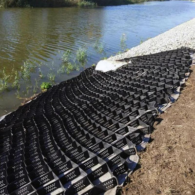 Norvegia Geocell HDPE per parete di sostegno 50mm-250mm Altezza CE ISO14001 ISO9001 Certificato