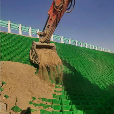 Norvegia Geocell HDPE per parete di sostegno 50mm-250mm Altezza CE ISO14001 ISO9001 Certificato