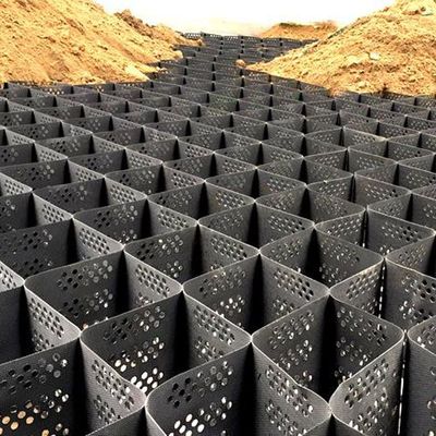 1.0-1.7MM Spessore Geocell di ghiaia per applicazioni di terraforatura nella costruzione stradale