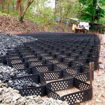 Geocelle per la protezione dei pendii stradali di autostrada Stabilizzatore di ghiaia di pavimentazione in HDPE in plastica