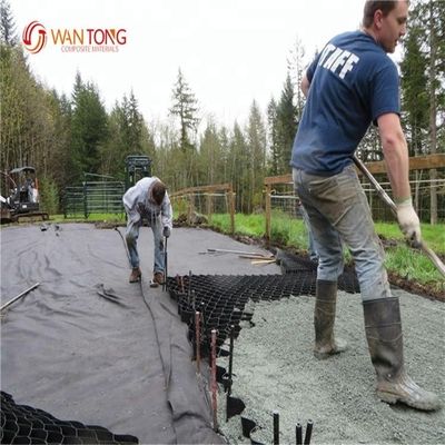 Geocelle per la protezione dei pendii stradali di autostrada Stabilizzatore di ghiaia di pavimentazione in HDPE in plastica