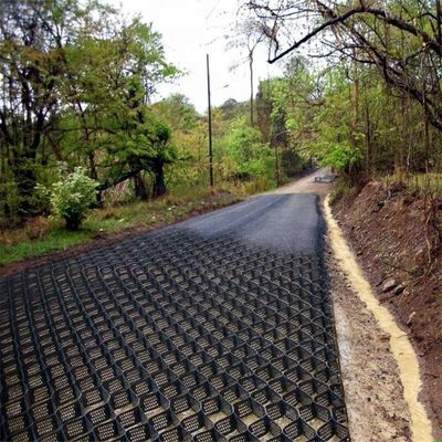 Geocelle per la protezione dei pendii stradali di autostrada Stabilizzatore di ghiaia di pavimentazione in HDPE in plastica