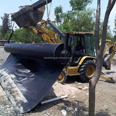 Stile di design cinese 1.0 mm Superficie liscia HDPE nero Geomembrane Roll per gamberetti
