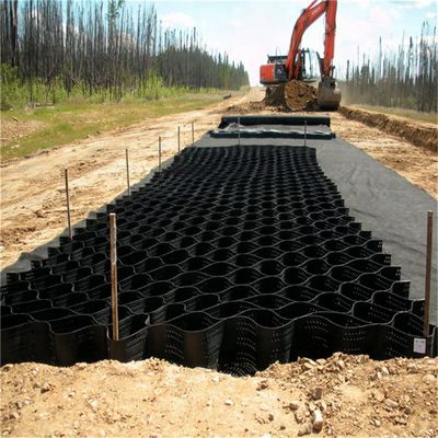 Geocelle per la costruzione stradale e ferroviaria di plastica perforata e strutturata HDPE 75 mm/100 mm/150 mm