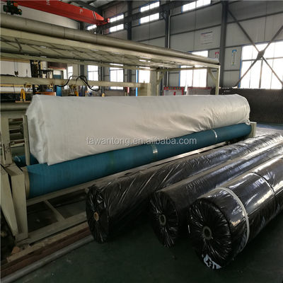 Polyester Geotextile non tessuto 250gm Tessuto perforato a ago Fibra lunga Fibra corta 400g