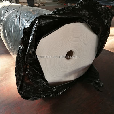 Polyester Geotextile non tessuto 250gm Tessuto perforato a ago Fibra lunga Fibra corta 400g