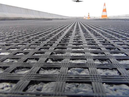 Geogrid in fibra di vetro per il design cinese stile rinforzo asfalto installazione in loco
