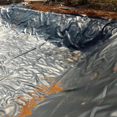 2m-8m Larghezza Geomembrana di HDPE Diamanti di rivestimento 0,75mm Spessore campione gratuito per l'acqua di stagno di pesci