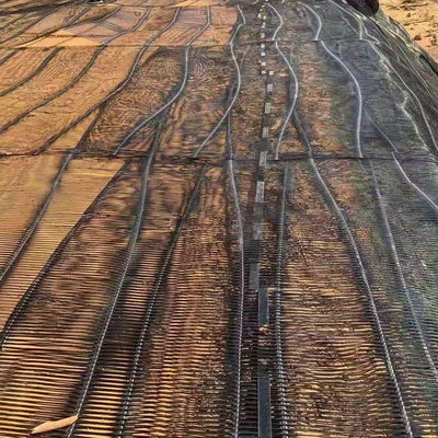 50m Geogrid di plastica per prestazioni uniaxiali mono-orientate in PP polipropilene HDPE