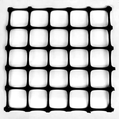 Geomalla 40kn Grid Mesh Biaxial PP Geogrid di plastica per la soluzione di rinforzo stradale