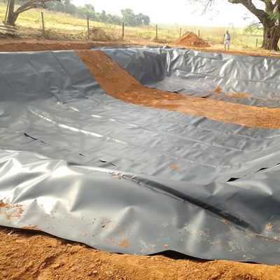 1 mm HDPE Geomembrana Pesci di allevamento stagno rivestimento roll impermeabile Materia prima 100% di HDPE vergine