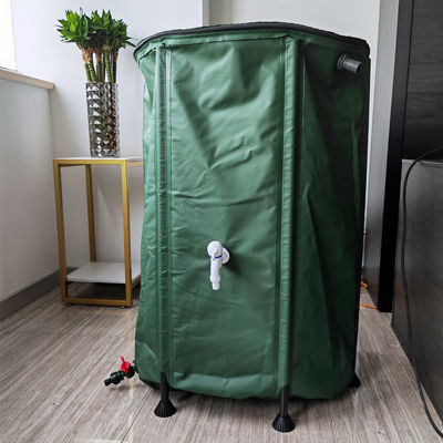 Serbatoio portatile per l'acqua da 100 galloni Barile piovoso pieghevole per giardino PVC pieghevole
