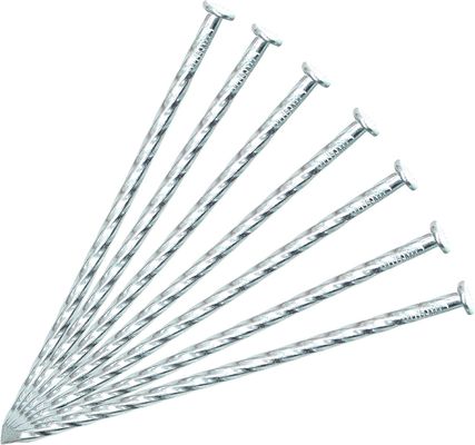 Chiodi a spirale in metallo galvanizzati per il paesaggio in erba artificiale