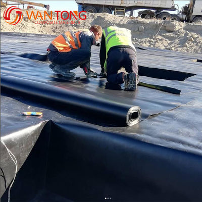 Pond Liner Acqueproof Sheet Fish Farm Geomembrana in HDPE da 1,5 mm per lo stile di design cinese