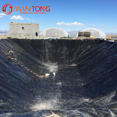 Pond Liner Acqueproof Sheet Fish Farm Geomembrana in HDPE da 1,5 mm per lo stile di design cinese