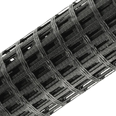 Geogrid in fibra di vetro ad alta resistenza alla trazione per la costruzione stradale