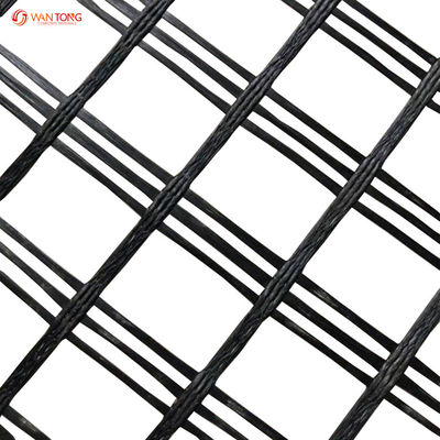 Geogrid in fibra di vetro ad alta resistenza alla trazione per la costruzione stradale
