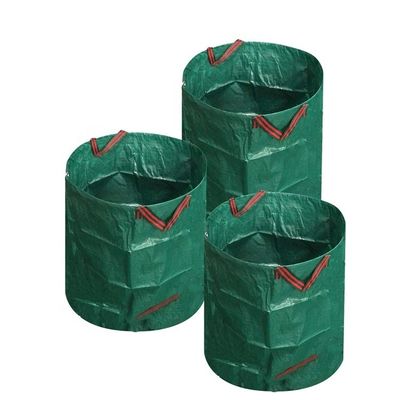 Sacchetti di rifiuti da giardino pieghevoli Sacchetti pesanti di rifiuti da prato piscina cortile Sacchetto a foglie stagione inverno