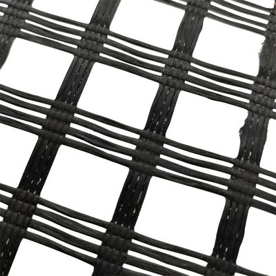 Geogrid in fibra di vetro ad alta resistenza alla trazione per la costruzione stradale