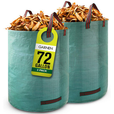 Sacchetti di rifiuti da giardino pieghevoli Sacchetti pesanti di rifiuti da prato piscina cortile Sacchetto a foglie stagione inverno