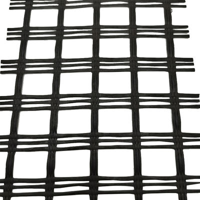 Geogrid in fibra di vetro ad alta resistenza alla trazione per la costruzione stradale