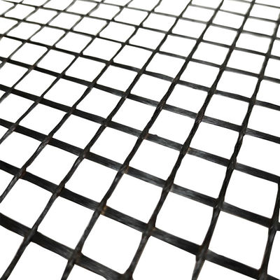Geogrid in fibra di vetro ad alta resistenza alla trazione per la costruzione stradale
