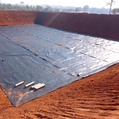 Liner per geomembrana in HDPE 100% vergine LLDPE per allevamenti ittici in acquacoltura, spessore 0,5 mm