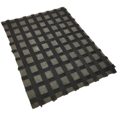 Armatura stradale 100-100kn Geogrid in fibra di vetro composto da 50g di tessuto non tessuto