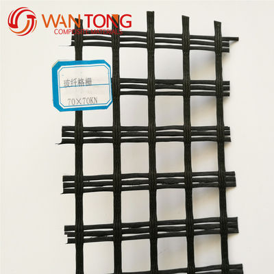 5 m di larghezza Fibra di vetro Geogrid Warp Knitting per rinforzo di sovrapposizione di asfalto CE/ISO9001