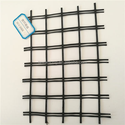 5 m di larghezza Fibra di vetro Geogrid Warp Knitting per rinforzo di sovrapposizione di asfalto CE/ISO9001