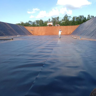 0Geomembrana in HDPE di spessore di 0,5 mm per applicazioni in stagni di pesce e discariche