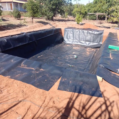 0.5mm Geomembrana HDPE per stagno Liner Larghezza stagno 2m-8m Geomembrana HDPE
