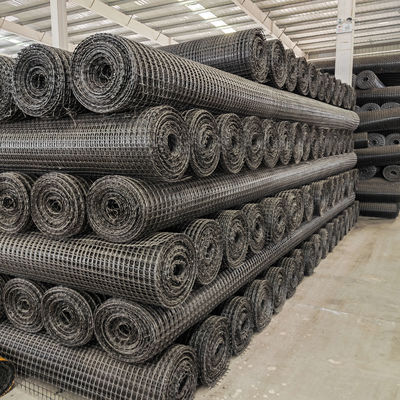 12.7*12.7mm e 25.4*25.4mm PP Plastic Biaxial Geogrid Mesh Perfetto per fondazioni