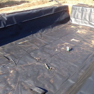 Carta di rivestimento geomembrana nera HDPE Perfetta per impermeabilizzazione durevole o stagni di gamberetti