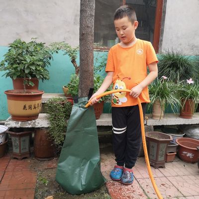 PE PVC reticolato Tarpa a gocciolamento automatico Bagno d'acqua per alberi 15 20 galloni per la coltivazione di alberi