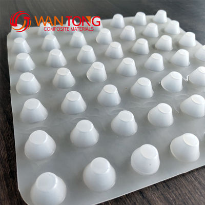 Drenaggio dell'acqua del tetto Tavola a grondaie in HDPE PP Tavola di scarico in plastica Tavola di scarico a cellule composte