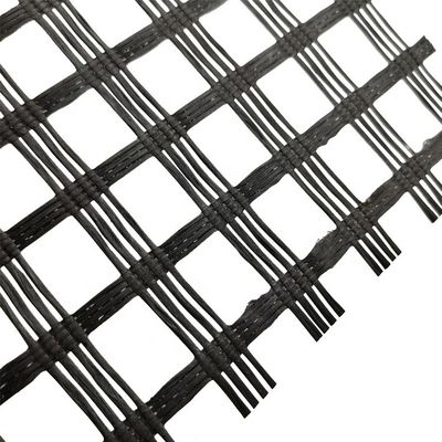 Geogrid di fibra di vetro biassiale ad alta intensità per la lavorazione della terra