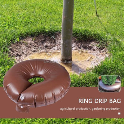 15 galloni di PVC marrone anello di irrigazione degli alberi sacchetto a rilascio lento per lo sviluppo ottimale degli alberi