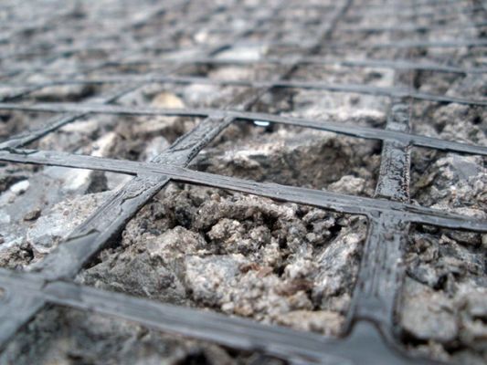 20kn-1200kn Geogrid composito in acciaio e plastica per la costruzione stradale e la stabilizzazione del suolo