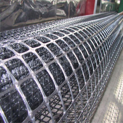 Geogrid di plastica da 1-6 m di larghezza per la stabilizzazione del suolo ad alta resistenza del vialetto biassiale