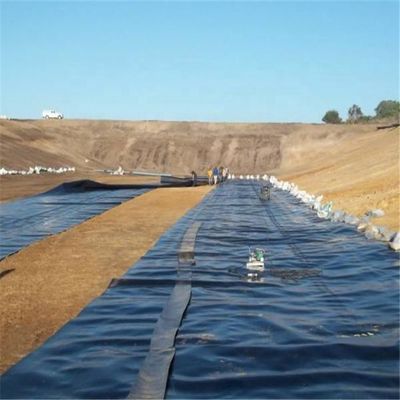 Geomembrana di rivestimento di diga in HDPE per il progetto di diga Lunghezza in base alle esigenze del cliente