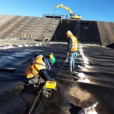 1Geomembrana in HDPE da 0,2 mm per la costruzione di dighe in Uganda