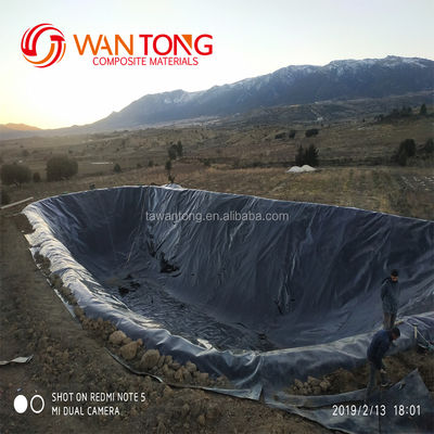 Geomembrana in HDPE nero di 2 mm con certificazione CE e ISO
