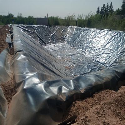 Sviluppo di geomembrane per superfici ruvide in HDPE, soffiatura di pellicole da 1,0 mm per rivestimenti impermeabili