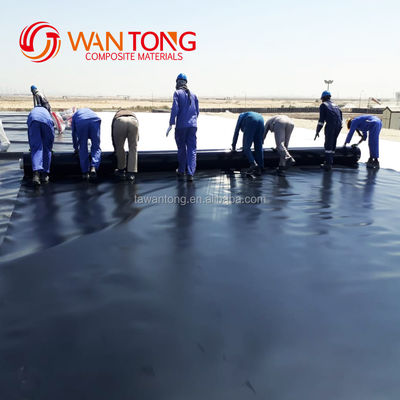 GB/ASTM GRI-GM13 Geomembrana in HDPE standard per acquicoltura UV
