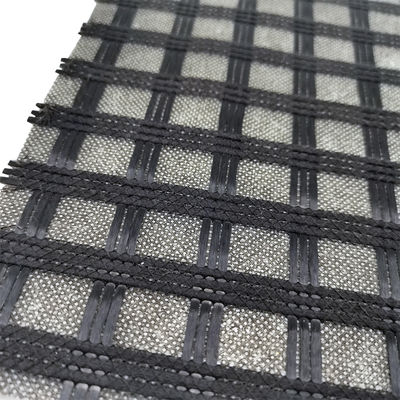 80kn 120kn Rendimento di trazione Biassiale/Uniaxiale Poliester Pet Geogrid per la costruzione stradale