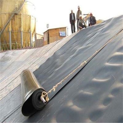 Geomembrana in HDPE impermeabilizzante in foglio di plastica nera