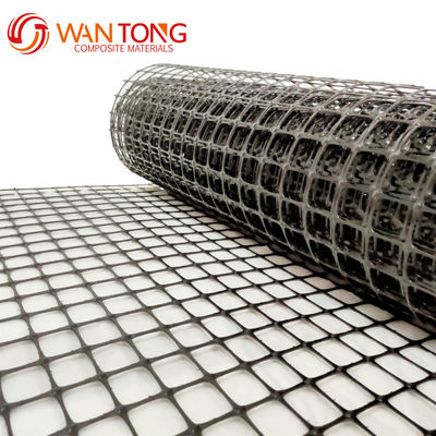 Stile di progettazione cinese 50-50kn/M PP Biassiale Geogrid di plastica per rinforzo ferroviario e aeroportuale