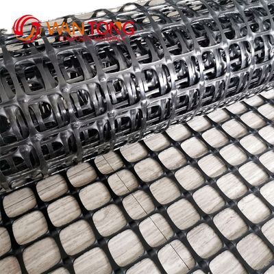 PP Biassiale Geogrid di plastica per la costruzione stradale e per il muro di rinforzo delle vie minerarie