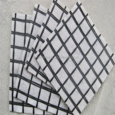PP Geogrid composito di plastica per animali domestici Geotessili non tessuti per il rinforzo di ponti e gallerie